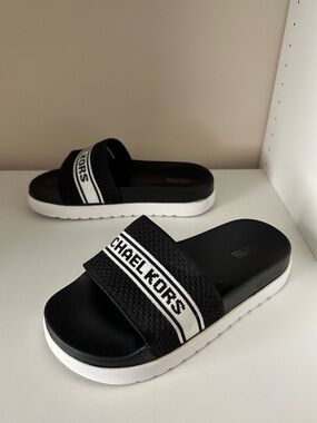 Michael Kors Turner Knit Slides